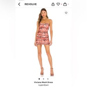 Super down Viviana Mesh Dress